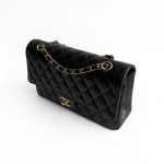 迪奥 Lady Dior 系列藤格纹漆皮手提包